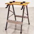 Munkaasztal, Strend Pro WB100, szürke, MDF, 100 kg teherbírás, összecsukható