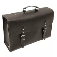   Szerszámos táska, Moško BM40, 40 x 26 x 10 cm, sötétbarna, bőr, szerelőknek, szerszámokhoz