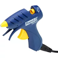   Elektromos ragasztópisztoly, Rapid EG Point, kék, 10 W, 170-200 °C, 7 mm ragasztórúdhoz, toll alakú kialakítás, stabil állvánnyal, precíz díszítéshez