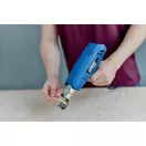 Elektromos hőlégfúvó, Rapid R1600, kék, 1600 W, 400–550 °C hőfok, 300 l/perc
