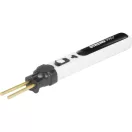 Akkumulátoros műanyaghegesztő készlet, Strend Pro, fehér/fekete, 2000 mAh, USB-C töltés, 0,6 mm és 0,8 mm kapocsvastagság, forrasztóheggyel, hordtáskában