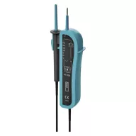  Feszültségmérő, Emos VT-320, fekete/türkiz, 12–690 V, 0–60 Hz, AC/DC, LED jelzés, folytonosságmérés, fázis- és polaritásvizsgálat