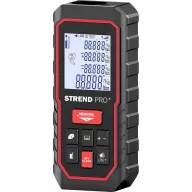   Lézeres távolságmérő, Strend Pro S8C-50M, fekete, 50 m hatótáv, IP54 védettség, akkumulátoros 3,7 V 4200 mAh Li-ion, USB-C töltés
