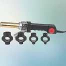 Polifúziós hegesztőgép, Strend Pro PPR 32A, fekete, 4 db 16-20-25-32 mm fűtőpofával, műanyag csövekhez, 900 W, 3 hőfokozat, maximum 300°C