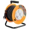 Kábeldob, Strend Pro CR038, 30 m, narancssárga, 4 aljzat, 230 V, IP44, gumi, maximum 3000 W