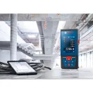 Lézeres távolságmérő, Bosch GLM 100-25 C Professional, kék/fekete, 100 m hatótáv, IP54 védettség, memória, elemes (3 x AA)