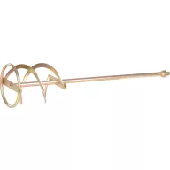   Keverőszár, Strend Pro PXE-02, arany, átmérő: 140 mm, M14 csatlakozás, sárga cinkbevonatú felület, 600 mm