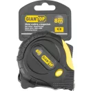Mérőszalag, Giantop CR-87 CE, fekete/sárga, 8 m/26 mm, acél szalag, műanyag tok