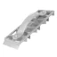 Kaparó, Strend Pro PT-209, szürke, 45 x 9 x 3 cm, rácsos, acél, mész-cement vakolat eltávolításához, pórusbetonhoz, polisztirolhoz