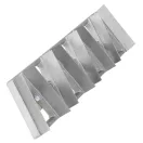 Kaparó, Strend Pro PT-209, szürke, 45 x 9 x 3 cm, rácsos, acél, mész-cement vakolat eltávolításához, pórusbetonhoz, polisztirolhoz