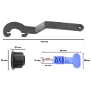 Szintezőkészlet, Strend Pro LS205 kezdőkészlet, 100 db, 1,5 mm-es távtartó, 50 db T-távtartó, 50 db sapka, fogóval, csempéhez és padlólaphoz