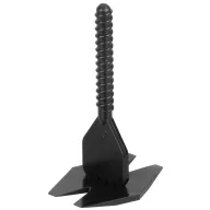   Fugakereszt, Strend Pro Premium LS122, fekete, 3,0 mm, szintező távtartó, 3–20 mm burkolatvastagsághoz, 100 db/csomag
