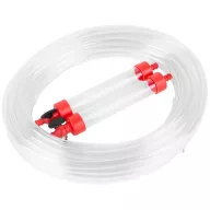   Tömlős vízmérték, Strend Pro JYC-75, átlátszó, 10 m, PVC tömlő, műanyag mérőhenger