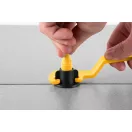 Szintezőkészlet, Strend Pro, 50 db T-távtartó, 50 db sapka, feszítókulccsal, csempéhez és padlólaphoz