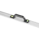 Vízmérték vonalzóval, Strend Pro FSC-06, ezüst, 100 cm, 2 libella, alumínium