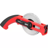   Mérőszalag, Strend Pro Premium LWP5013, piros/fekete, 50 m/13 mm, acél szalag, műanyag tok, fogantyúval, csúszóhoroggal