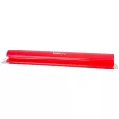 Vakolatsimító készlet, Strend Pro Premium, piros, 25–100 cm, rozsdamentes acél penge, simítótartóval, teleszkópos rúddal, hordtáskában, gletthez és gipszvakolathoz