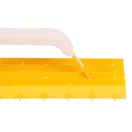 Kaparó, Strend Pro PT-254, sárga, 29 x 15 x 2,2 cm, rácsos, acél, mész-cement vakolat eltávolításához, pórusbetonhoz, polisztirolhoz