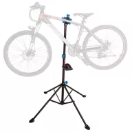   Kerékpárjavító állvány, Strend Pro, 109–190 cm, 22–55 mm vázbefogó, 360°-ban forgatható, mágneses szerszámtartóval, 30 kg teherbírás, stabil