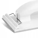 Csiszolótalp, Kubala 0306, fehér, 10,5 x 21 x 6 cm, ABS műanyag, sima munkafelületű, szorítós rögzítés, vakolatokhoz és gletteléshez