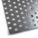 Polisztirol simító, Kubala 0342 G-16, 38 x 16 cm, műanyag test, perforált horganyzott lemez felület, 2K műanyag markolat, polisztirolhoz