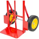 Molnárkocsi, Strend Pro HT5018-Q, piros, maximum teherbírás: 350 kg, 2 az 1-ben platós kocsivá alakítható, összecsukható fogantyú, kombinált kivitel