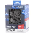 Fugakereszt, Strend Pro LS230T, szürke, 1,5 mm, L alakú, szintező távtartó, 3-12 mm burkolatvastagsághoz, 300 db/csomag