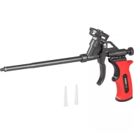   Purhab kinyomópisztoly, Strend Pro JWF-F104B, piros/fekete, 190 mm, alumínium test, teflon bevonat, rozsdamentes acél fúvóka, kézi
