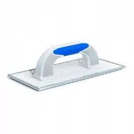   Polisztirol simító, Kubala 0344, 27 x 13 cm, műanyag test, perforált horganyzott lemez felület, 3K műanyag markolat, polisztirolhoz