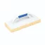 Szivacsos simító, Kubala 0377 G-17, fehér, 28 x 14 x 2,8 cm, sárga cellulóz szivacs, ABS műanyag, 2K műanyag markolat, cement és epoxi fugához