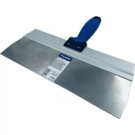   Spatula, Kubala 0548 G-15, kék/fekete nyél, 35 cm, rozsdamentes acél lap, 2K műanyag markolat, glettelő, gipszkartonhoz is