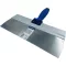 Spatula, Kubala 0548 G-15, kék/fekete nyél, 35 cm, rozsdamentes acél lap, 2K műanyag markolat, glettelő, gipszkartonhoz is
