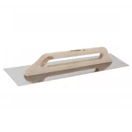   Glettvas, Kubala 5413 Wood Line, fa nyél, 68 x 13 cm, egyenes, rozsdamentes acél lap, lézeres jelölés