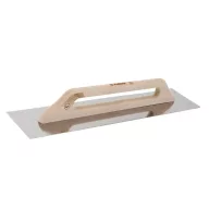   Glettvas, Kubala 5423 Wood Line, fa nyél, 58 x 13 cm, egyenes, rozsdamentes acél lap