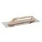 Glettvas, Kubala 5423 Wood Line, fa nyél, 58 x 13 cm, egyenes, rozsdamentes acél lap