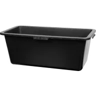   Habarcsláda, Strend Pro ReCycled MC, fekete, 80 l, téglalap alakú, műanyag (PE/PP), teherbírás: 80 kg
