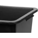 Habarcsláda, Strend Pro ReCycled MC, fekete, 80 l, téglalap alakú, műanyag (PE/PP), teherbírás: 80 kg