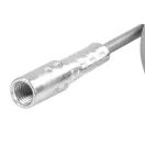 Kéménykefe hosszabbító, Strend Pro FBG, szürke, hosszúság: 10 m, átmérő: 6 mm, M12 menet, üvegszálas, kéménykeféhez