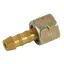 Gázcsatlakozó, Meva NP01017, 0,8 cm, egyutas, G3/8 balmenetes menet, LPG-hez, gázkészülékekhez