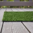 Műfű, Strend Pro Garden Mini Green, zöld, 7 mm szálmagasság, 1 m x 5 m tekercs, PP + SBR latex, 5 m2, fagyálló, újrahasznosítható