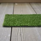 Műfű, Strend Pro Garden Mini Green, zöld, 7 mm szálmagasság, 1 m x 5 m tekercs, PP + SBR latex, 5 m2, fagyálló, újrahasznosítható