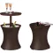 Keter® COOL BAR kerti rattan multifunkciós bár