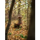 Madáretető, Strend Pro Garden, fekete, 32 x 17 cm, 950 ml, műanyag, fém rács