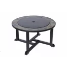 Strend Pro Grill fém tűzrakóhely 4 székkel - 105x75cm