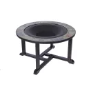 Strend Pro Grill fém tűzrakóhely 4 székkel - 105x75cm