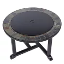 Strend Pro Grill fém tűzrakóhely 4 székkel - 105x75cm