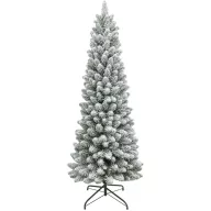 MagicHome Clark műfenyő, havas ezüstfenyő, 180 cm