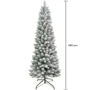 MagicHome Clark műfenyő, havas ezüstfenyő, 180 cm