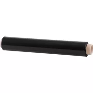   Sztreccsfólia, Strend Pro, fekete, szélesség: 500 mm, vastagság: 23 µm, csomagoláshoz, rugalmas, 115 m
