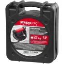 Tapadókorongos üvegtartó, Strend Pro, fekete/piros, átmérő: 20 cm, 1 tapadókorong, 150 kg teherbírás, vákuumos, beépített manométer